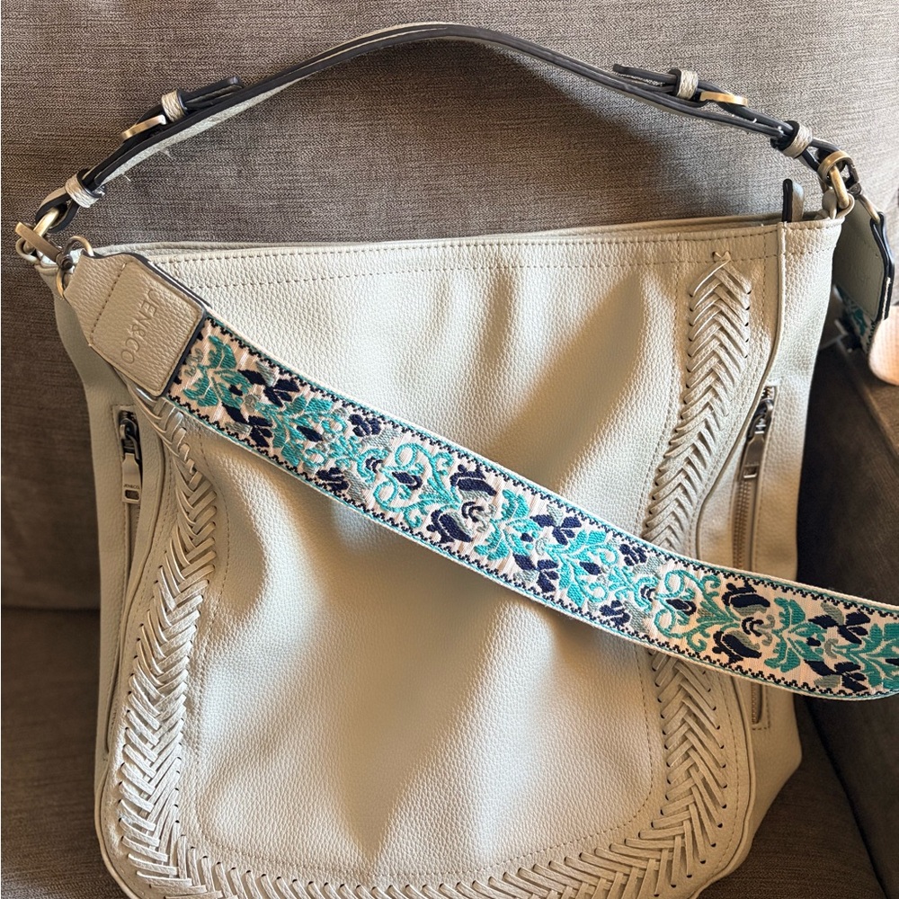 ARIS WHIPSTITCH HOBO/CROSSBODY W/ GUITAR STRAP
